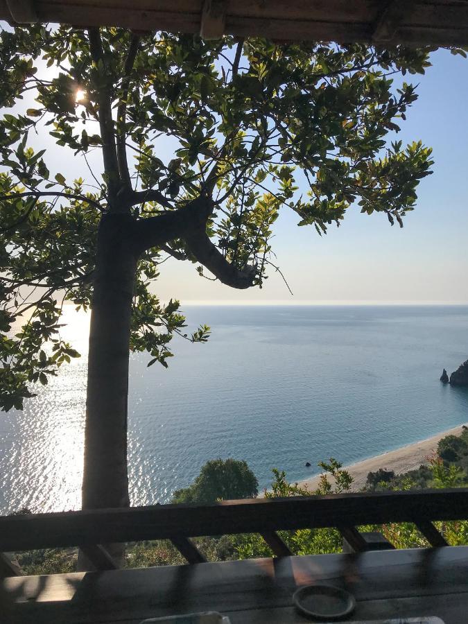 הוילה Agioi Saranta Balcony On The Rocks מראה חיצוני תמונה